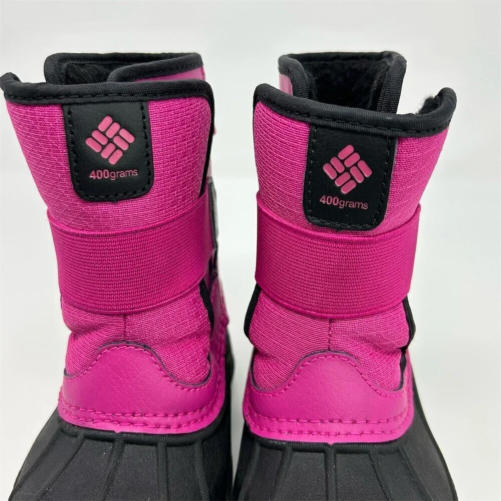 Columbia Powderbug Snowlite Girls Winter Snow Boots Pink Waterproof **Size 7**